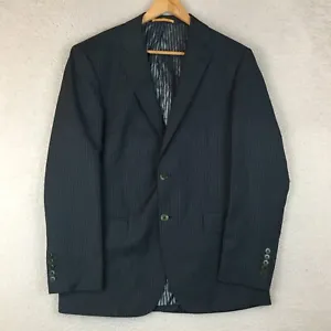 Kartel Luxury Design Charcoal Grey Wool Blend Regular Blazer Jacket Men Size 40R - Picture 1 of 11