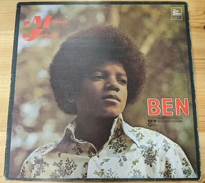STML 11220 12" 33RPM '72 MICHAEL JACKSON "BEN" TEXTURED A1/B1 P/S EX-/VG - Imagen 1 de 9