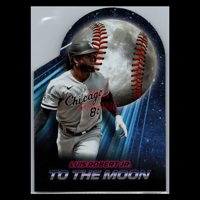 Luis Robert Jr To the Moon Die-Cut 2024 Topps Big League Chicago White Sox TM-39 - Image 1 of 2