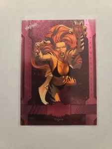 2023 Skybox Metal Universe Avengers Tigra #200 Pink FX Parallel 10/75 - Picture 1 of 2