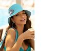 Willi Hat Heaven - ESTISA Women Hat - Viscose Linen, Blue, Gray Summer