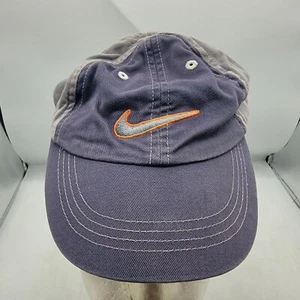 Nike Toddler Cap Adjustable Strap Navy & Gray Durable Cotton Embroidered Swoosh - Picture 1 of 10