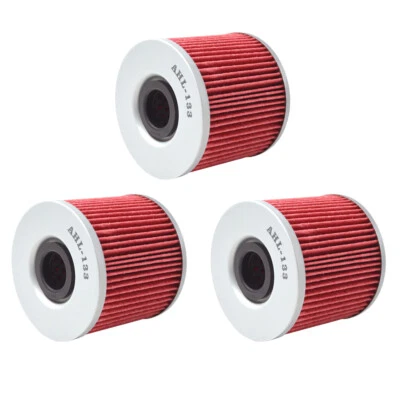 3X Oil Filters For Suzuki GS1000 GS1100 GS1150 GS400 GS450 GS500 GS550 GSF400 - Image 1 of 4