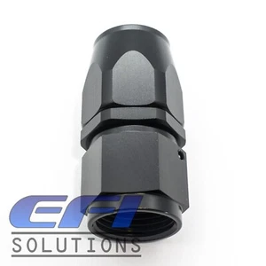 Straight Full Flow Taper Series Hose Fitting AN12 Black 101-12BLK For 100 Series - Picture 1 of 1