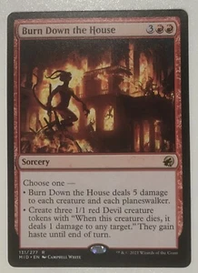 BURN DOWN THE HOUSE Innistrad Midnight Hunt MTG Magic the Gathering Neuwertig - Bild 1 von 1