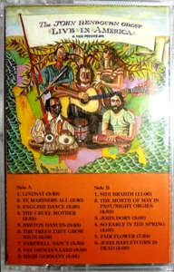 The John Renbourn Group - Live In America / MC / OVP Sealed / USA Cassette Tape - Picture 1 of 1
