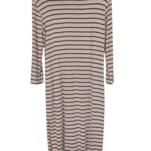 AMOUR VERT Striped Lined Midi Dress - M - Picture 1 of 8
