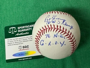 PAT ZACHRY Signed Inscribed Major League Baseball Cincinnati Reds SGC COA - Picture 1 of 1
