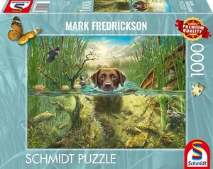 NEW Schmidt Jigsaw Puzzle 1000 Pieces 58572 Dog Love, Brown Labrador in Cool - Picture 1 of 2