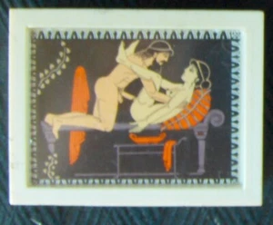 Greek souvenir match box with Nudity made by BAKAVELOS & Co mint condition. - Picture 1 of 3