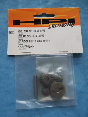 GENUINE HPI 86032 BEVEL GEAR SET (GEAR DIFFERENTIAL) SAVAGE #86032 NIP - Image 1 of 3