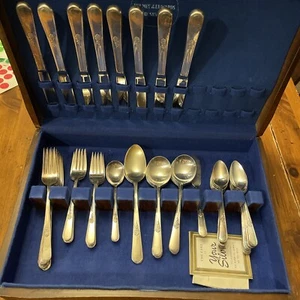 Holmes & Edwards versilbertes Besteck-Set, 1940er Jahre Muster ""JUGEND"" 52 Stück - Bild 1 von 7