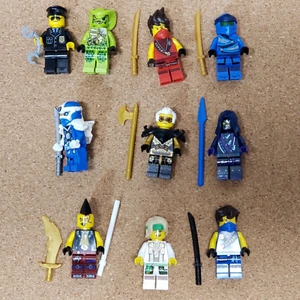 Lego Minifigure Ninjago 10 pack lot Kai Lloyd Jay Eyezor Lasha minifig Katana - Picture 1 of 7