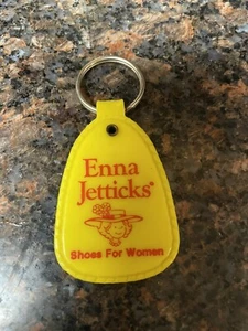 Vintage Enna Jetticks Shoes For Women Keychain Double Sided yellow red - Picture 1 of 3