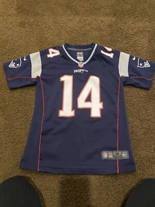 Jugend Nike Brandin Cooks #14 New England Patriots NFL Team Farbe Spiel Trikot - Bild 1 von 2
