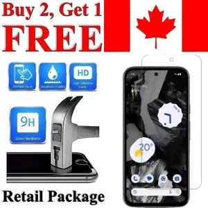 Premium Tempered Glass Screen Protector for Google Pixel 8a - Picture 1 of 8