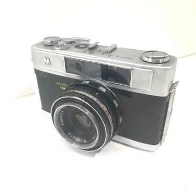 Vintage Minolta A5 camera rangefinder  M SLR 35mm Film Rokkor 1:2.8 45mm lens - Image 1 of 4
