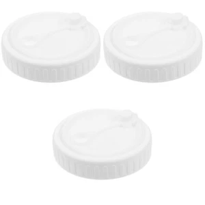 3pcs breites Mundglas Deckel Jar Deckel Trinkglas Deckel Silikon Canning - Bild 1 von 12