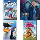 Children's 4 Pack DVD Movie Bundle:: The Smurfs 2; Dear Hip Hop; Penguins of Mad