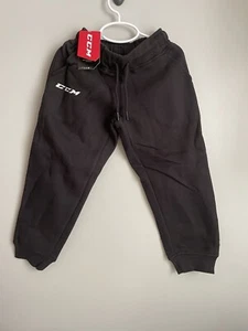 CCM TEAM PREMIUM FLEECE PANTS YOUTH Size XS Warm Ups Joggers Hockey Sweatpants - Picture 1 of 1