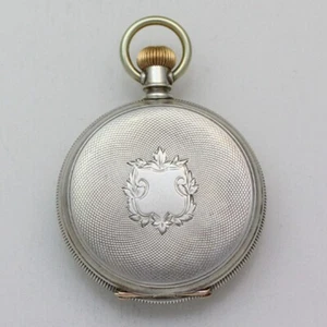 Waltham Grade J Model 1899 Coin 6 Size Hunting Case Pocket Watch ca. 1890 - Picture 1 of 12