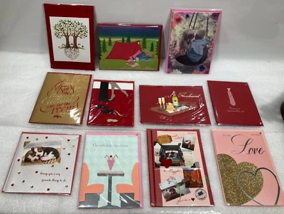 PAPYRUS Lot of 11 Valentine's Day Cards - New In Package - Image 1 of 4