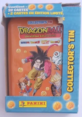 Cartes Panini Dragon Ball Universal Collection NEUVES Scellées Collector's Tin  - Photo 1/4