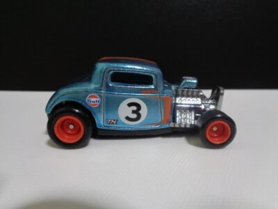 Hot Wheels 2022 Super Treasure Hunt '32 Ford Gulf Blue STH Loose Mint - Image 1 of 4