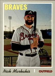 2019 Topps Heritage High Number - Nick Markakis #505 - Picture 1 of 2
