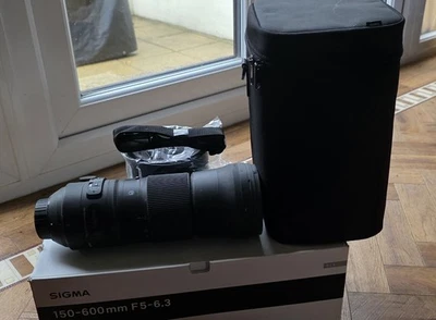 Sigma 150-600mm f/5-6.3 DG OS HSM Lens for Nikon F Nearly new boxed free SD post - Image 1 of 2
