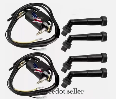 Juego de bobinas de encendido (paquete de 2) para Suzuki Bandit GSF400, GSF600, GSF 1200 Foto 1 de 4