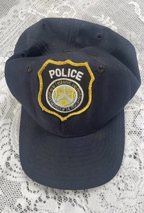 Seltene Mütze Kappe US Finanzministerium Polizei Büro Gravur & Druck Patch Vintage - Bild 1 von 8