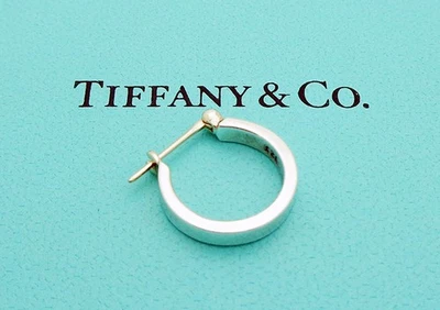 ÚNICO Pendiente Aro Tiffany & Co. Paloma Picasso Plata de Ley 14mm Foto 1 de 4