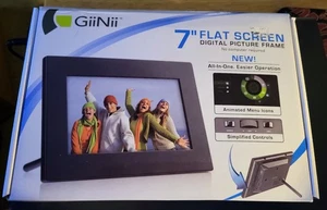 GiiNii 7" Digitaler Bilderrahmen Modell # GT-7AWP-1 BRANDNEU IN BOX NIE BENUTZT - Bild 1 von 4