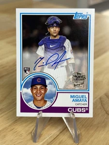 MIGUEL AMAYA  RC Auto 2023 Topps Archives 1983 Cubs MLB RC #83FF-MA - Picture 1 of 2