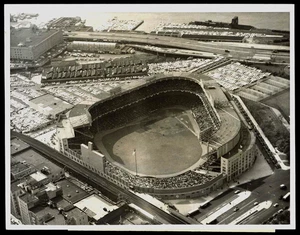 1963 World Series Game 2 Yankees vs Dodgers  Aerial Photo PSA Type 1 Full Letter - Picture 1 of 3