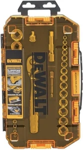 DEWALT Drive Socket Ratchet Set with Carrying Case 34 Piece - Picture 1 of 6