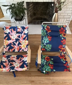 Tommy Bahama Mochila Playa Silla Plegable Juego de 2 Aluminio Ligero - Imagen 1 de 17
