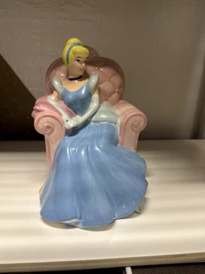 Disney Cinderella Ceramic Coin Bank By  Park Lane Assoc. With Stopper - Image 1 of 4