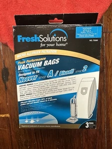 Fresh Solutions (2) Vakuumbeutel HOOVER Style A BISSELL Style 2 Spitzenleistung - Bild 1 von 3