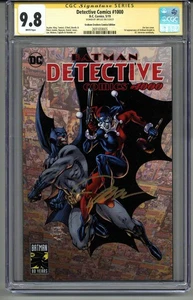 DETECTIVE COMICS #1000 CGC 9.8 SS SIGNED JIM LEE DC BATMAN HARLEY QUINN GRAHAM - Picture 1 of 4
