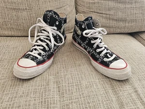 Converse Chuck 70 Hi Grid JW Anderson Black White 160807C Men's 9 / Women's 11 - Picture 1 of 10