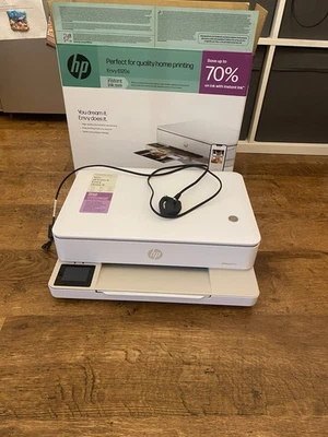 HP ENVY 6120e All-in-One Wireless Inkjet Printer - White - Image 1 of 4