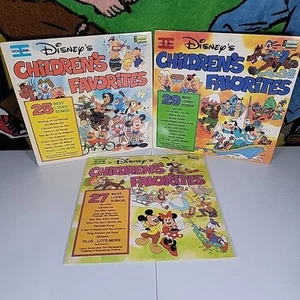 Larry Groce Disney's Children's Favorites Volume 1 2 3 Vinyl LP 1979 Disneyland - Picture 1 of 8