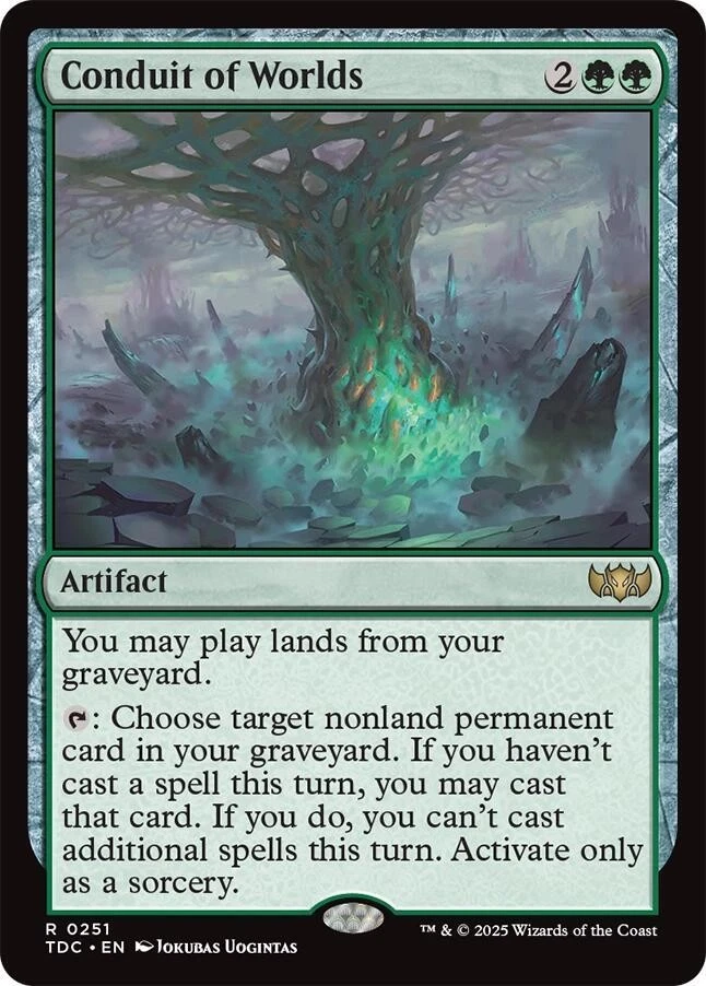 Conduit of Worlds (R) Commander: Tarkir: Dragonstorm 251 NM - Image 1 of 1