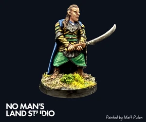 Pro Painted Elrond Elf Metall Miniatur Lotr MESBG Games Workshop Warhammer - Bild 1 von 5