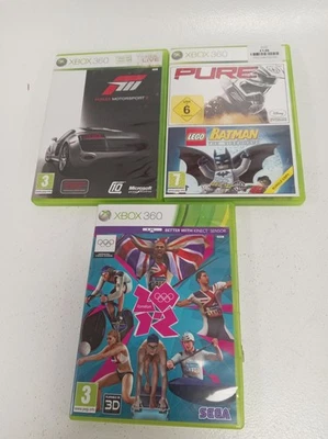 Xbox 360 Game Bundle - Forza 3, Pure, LEGO Batman, London 2012 - Image 1 of 4