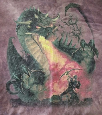 Camiseta The Mountain Standoff Dragon Red Fire Breathing Algodón Niño Niño M Foto 1 de 4