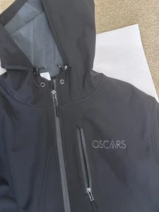 Oscars Academy Awards Black Embroiderd logo Hoodie Rare Crew size M/L - Picture 1 of 6