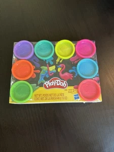 Play-Doh Neon Colors Confezione da 8 Composti Modellismo 16oz Totale Nuovo Sigillato Età 2+ - Foto 1 di 5